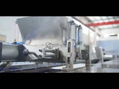 PLC Operation Two Depositors Chocolate Bar Machine 300kg/hour