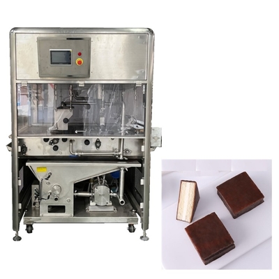 Large Capacity Stainless Steel Chocolate Coating Machine With PLC Control System