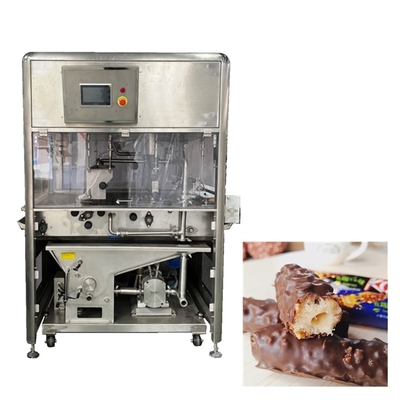 Enrobing Line Fudge Enrober With 15M Cooling Tunnel Copeland Cooling Compressor PLC Control System