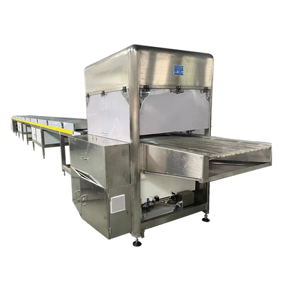 Large Capacity Stainless Steel Chocolate Coating Machine With PLC Control System