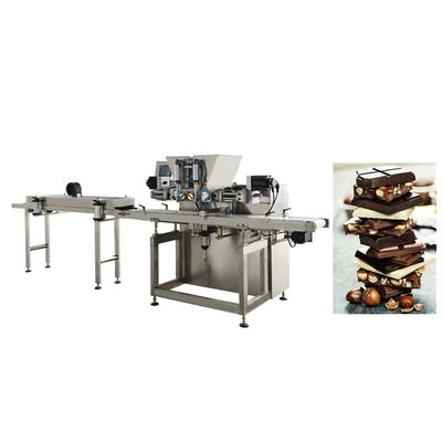 Servo Motor Depositor 200kg/H Chocolate Moulding Machine