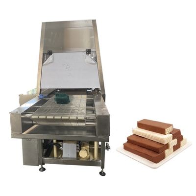 Stainless Steel 100kg Chocolate Enrobing Machine