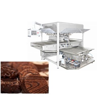 Chocolate Bar 500kg/H 1200mm Mini Chocolate Enrober