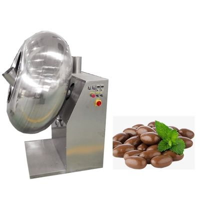 28rpm 1250mm 150kg/H Chocolate Polishing Machine