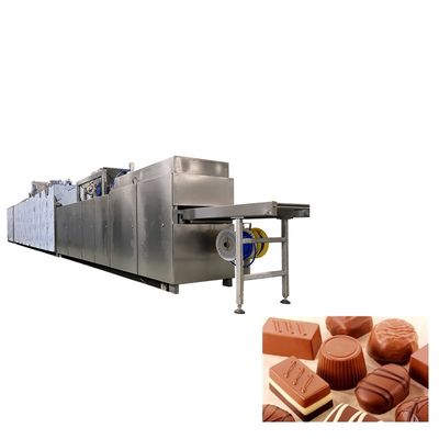 PLC Operation Two Depositors Chocolate Bar Machine 300kg/hour