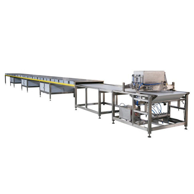 80kg/H Servo Motor 1000mm Chocolate Chip Making Machine