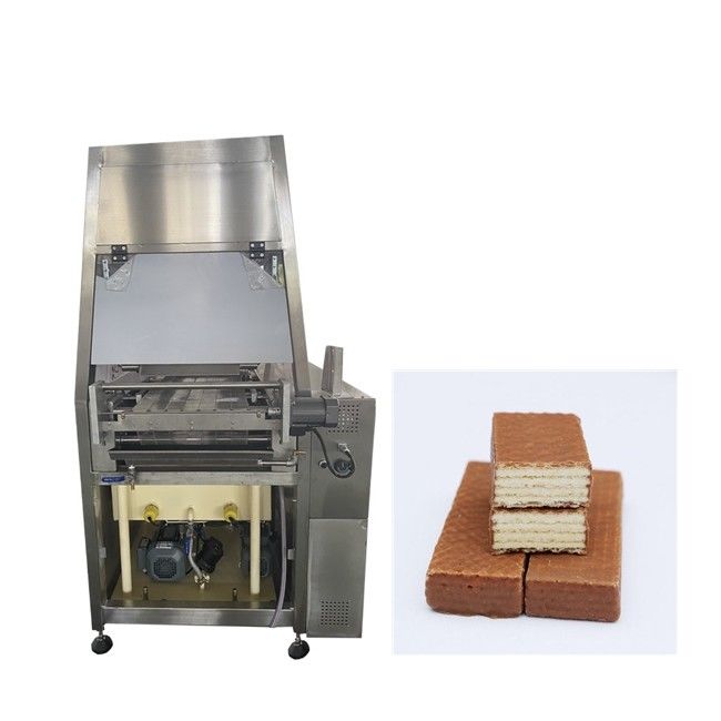 Stainless Steel 100kg Chocolate Enrobing Machine