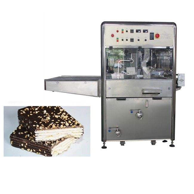 Pure Chocolate Enrober With Tube Type Exchanger And Cooling Tunnel