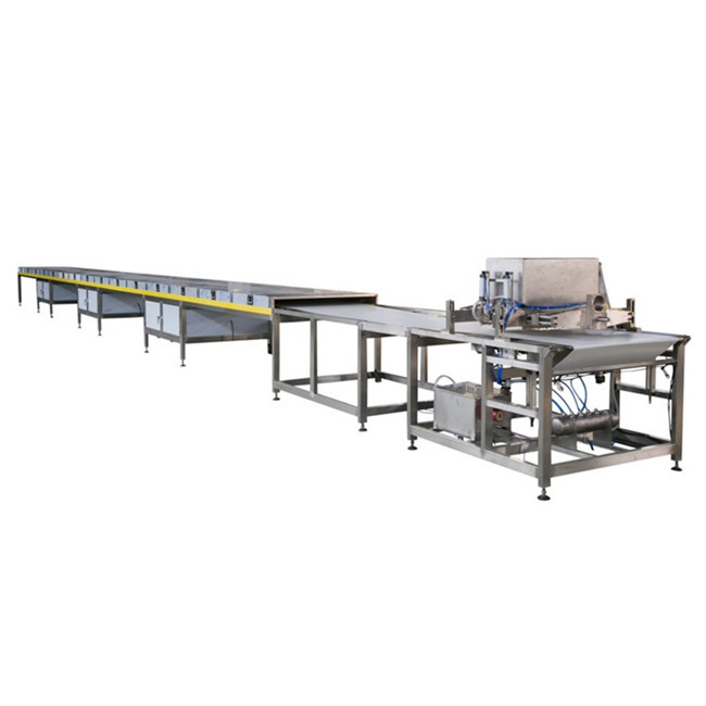 80kg/H Servo Motor 1000mm Chocolate Chip Making Machine