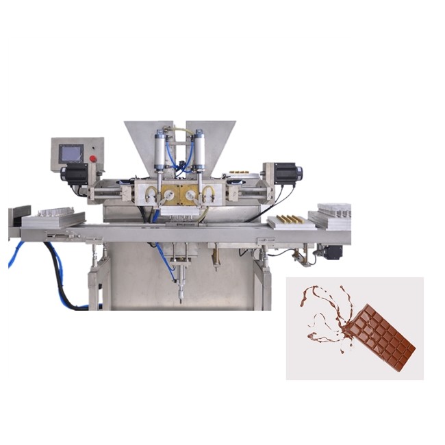 100kg/H Pneumatic Depositor Chocolate Moulding Machine