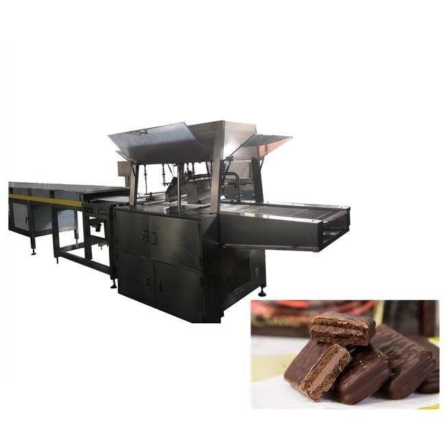 Automatic 600mm 300kg/H Chocolate Enrobing Machine