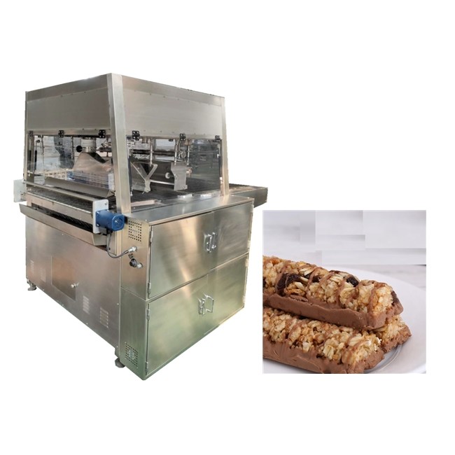 900mm Width Pure Chocolate Enrober With Tube Type Exchanger