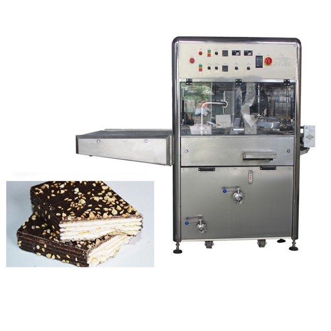 Pure Chocolate Enrober With Tube Type Exchanger And Cooling Tunnel