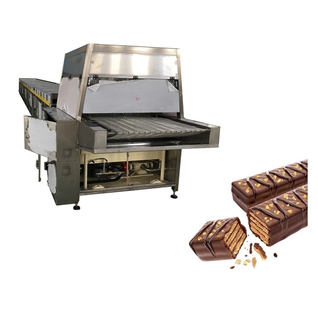 Donut Coating 1200mm Chocolate Enrobing Equipment