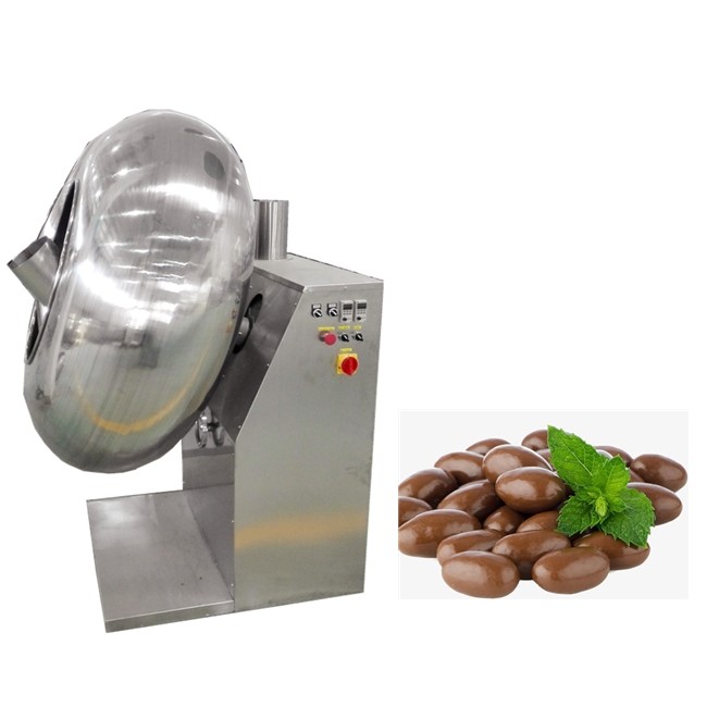 28rpm 1250mm 150kg/H Chocolate Polishing Machine