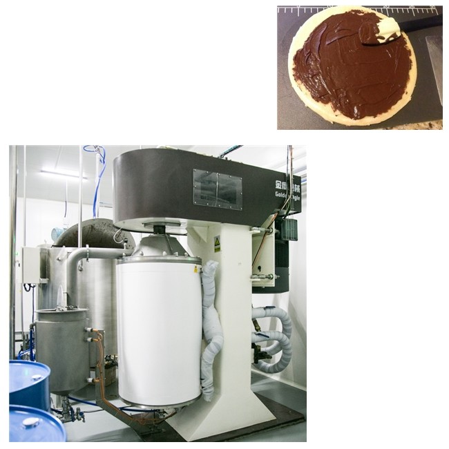 Cooling Water Circulation 1500kg/H Chocolate Ball Mill